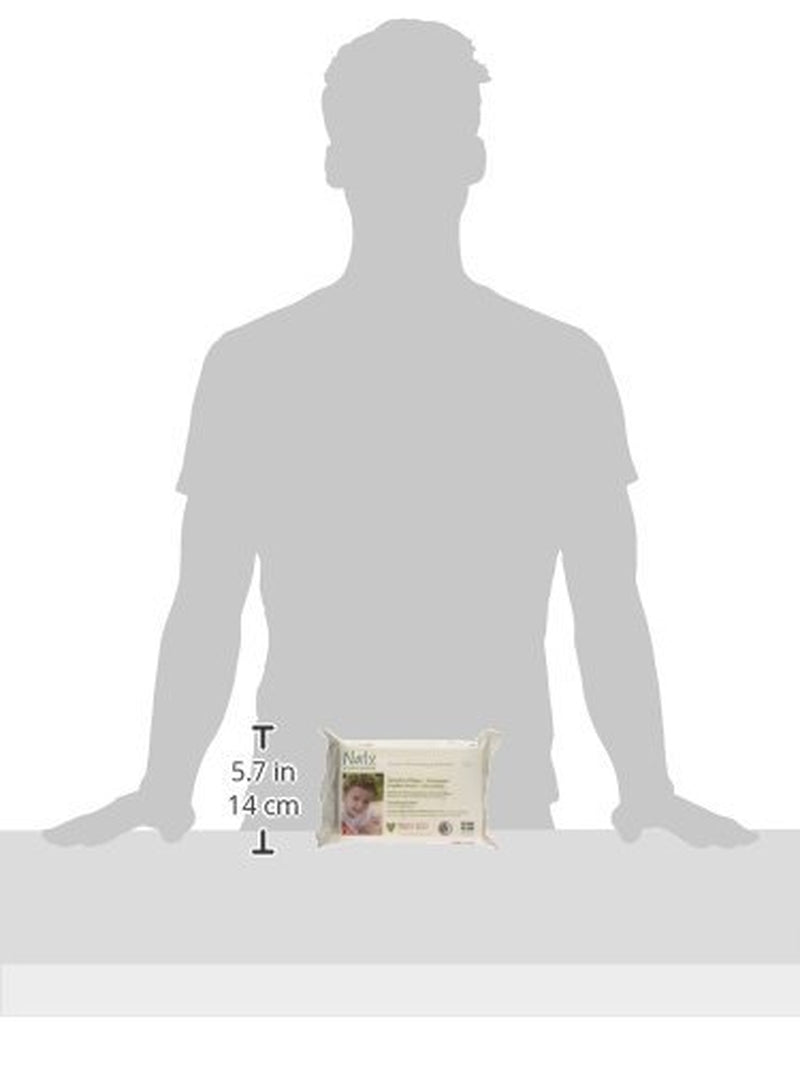 Eco by Naty Baby Care, Biologische vochtige doekjes voor baby's, ongeparfumeerd, 56 luiers