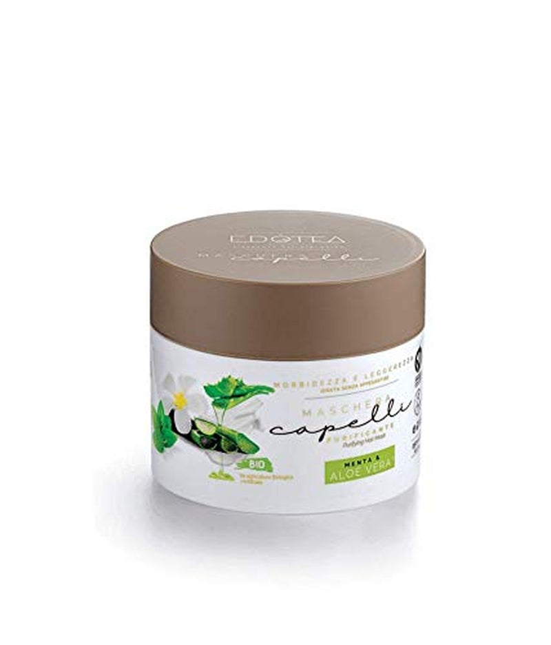 Clarifying Hair Mask Biologische Munt & Aloë Vera 250ml Naty Shop Haarmasker Standaardtitel