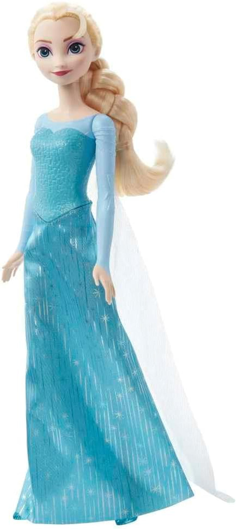 Elsa Mattel Disney Frozen pop, bevroren pop, kambaar blond haar, positioneerbaar, afneembare schoenen, Disney geschenken, speelgoed vanaf 3 jaar, HLW47