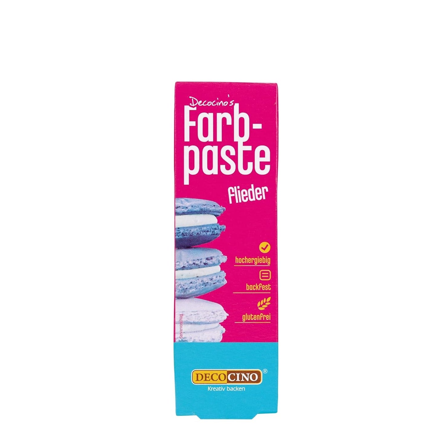 DECOCINO roze kleurpasta - 20 g - Kleurstof voor levensmiddelen, ideaal voor het kleuren van taarten, fondant en crèmes - Vrij van azo-vetzuren en gluten
