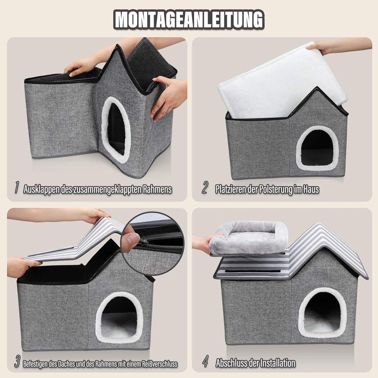Dekens en meubels, Huisdieren, Grotten & Huizen, Katten, Kattenbedden, Katten - bedden, matrassen