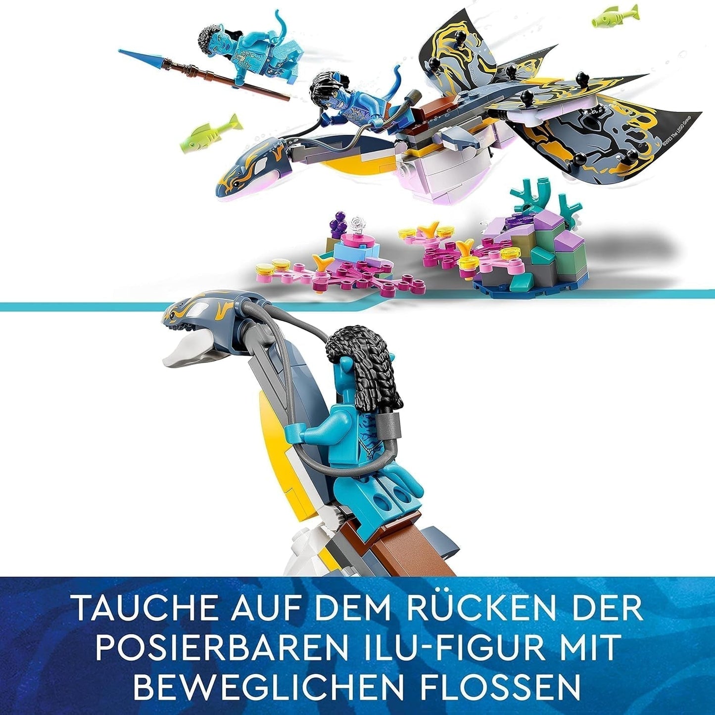 LEGO Avatar The Discovery of Ilu Water Path Bouwspeelgoed met onderwaterfiguur Pandora verzamelset voor kinderen en filmfans vanaf 8 jaar 75575 Bouwsets Besuchen in LEGO-Store