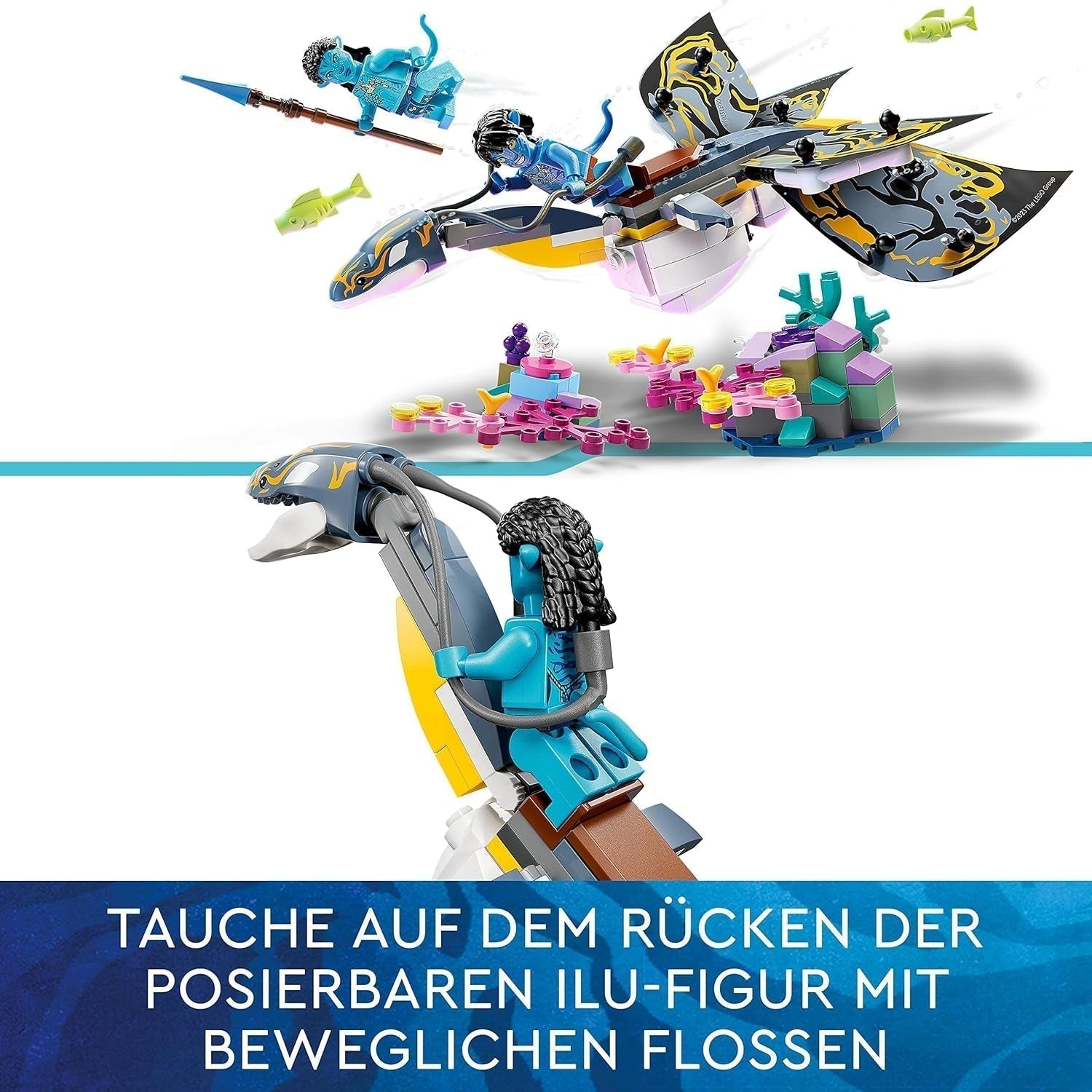 LEGO Avatar The Discovery of Ilu Water Path Bouwspeelgoed met onderwaterfiguur Pandora verzamelset voor kinderen en filmfans vanaf 8 jaar 75575 Bouwsets Besuchen in LEGO-Store