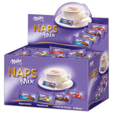 Milka Naps Mix 1 X 1.702 Kg, Mini-Schokoladentäfelchen Aus Alpenmilch, Erdbeer, Haselnuss en Crème Au Cacao Naty Winkel Standaardtitel