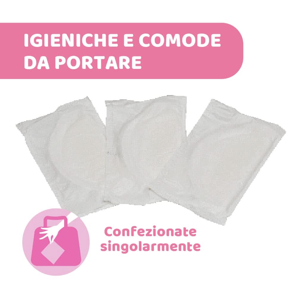 Chicco Acterielle Natural Feeling zoogcompressen, 30 stuks Voedings- en borstvoedingsaccessoires Bebe Naty Shop