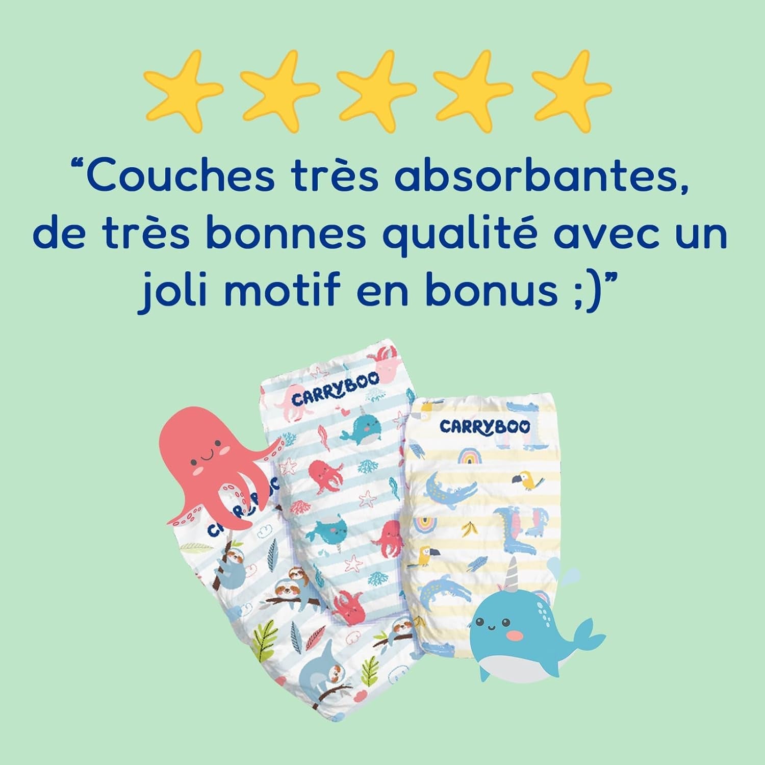 - Luiermaat 4+ 9-20 kg – Ökologische Babywaidern – natürliche Babypflege, hypoallergeen, ohne Parfüm und auslaufsicher – hermestellung in Frankreich – 126 wegwerpluiers – 1 maand