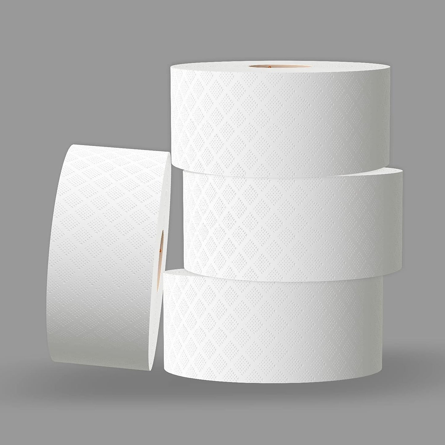 Toiletpapier Renova Jumbo BLK, 12 rollen van 170 M, wit papier, 2 lagen