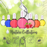 LALILL Nagelriemolie 75Ml - Himbeere Nagelpflegeöl - Nagelöl Pflege Für Nägel Nagelhaut - SPA Maniküre Naildesign Hände - Veganistisch - Met pipet