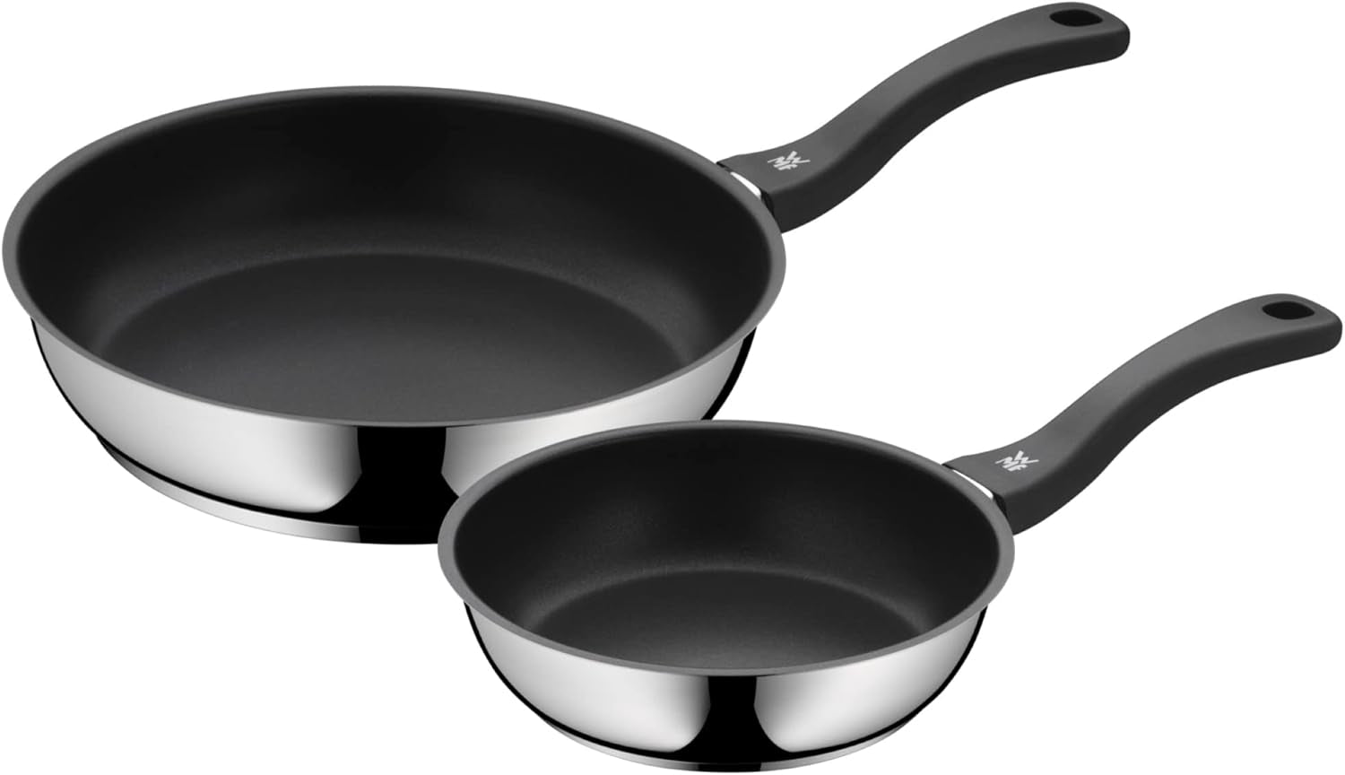 WMF Devil, inductie, Cromargan gecoat roestvrij staal, plastic handvat Potten en pannen Naty Shop 28 Cm + 2 Cm