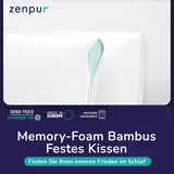 Set van 2 kussens voor nekondersteuning 40X60-13Cm - Ergonomisch slaapkussen voor nek en schouders, Oeko-Tex gecertificeerd Cervicale orthopedische kussens Naty Shop