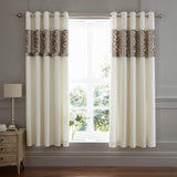Catherine Lansfield Lattice Cut Velvet, natuurlijk, bedovertrek - 220X230Cm Catherine Lansfield bedden en hoezen H183 X B168 cm (pak van 2)