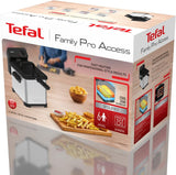Tefal Family Pro Access 4.0L, 3000 Watt, semi-professioneel, met olie, afneembare olietank, koelzonetechnologie Apparaten Naty Shop