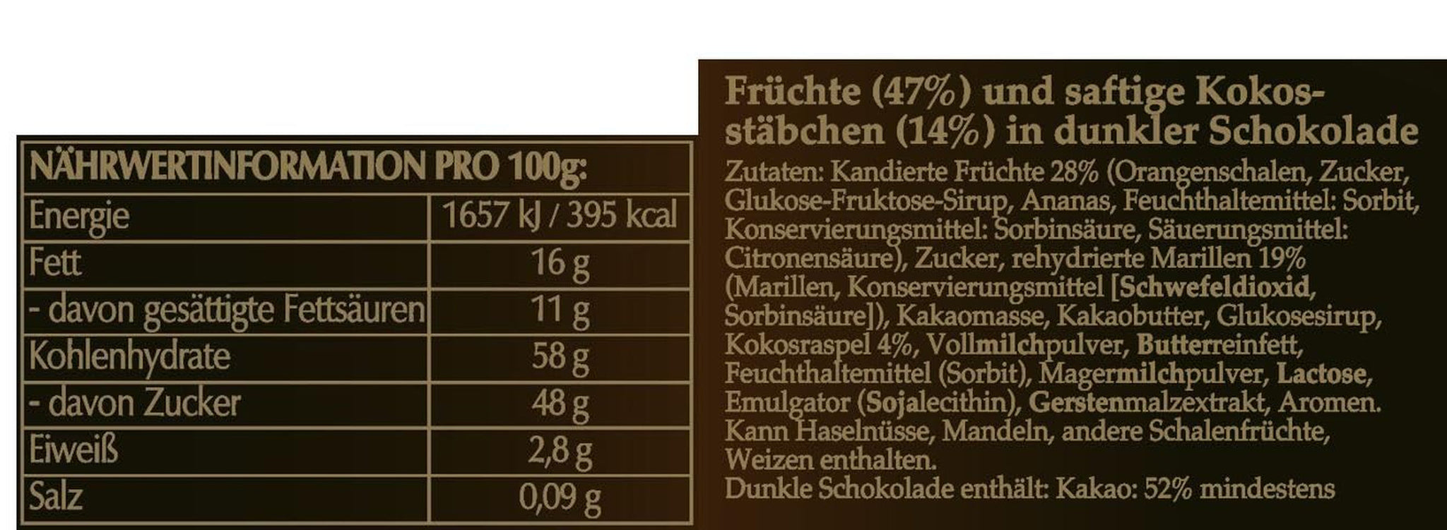 Hofbauer Vienna met chocolade bedekt fruit, 1 kg