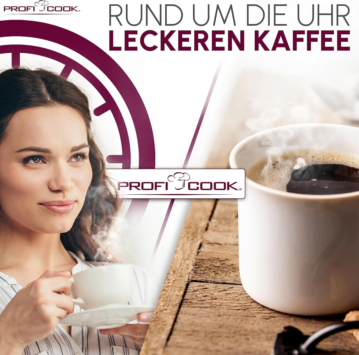 Koffiezetapparaat Profi Cook | 8-10 kopjes | Timer | Sensoraanraakbediening | Dubbelwandige thermoskaraf van 1,2 liter | Smaakzegel | RVS filterkoffiezetapparaat | PC-KA 1191