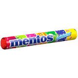 Mentos Fruit Dragees Sinaasappel Citroen Aardbei Taaie Snoepjes Met Fruitsmaak (3 Rollen), Veganistisch (Pack van 3)