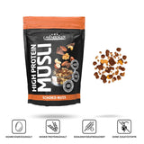 Layenberger 3K eiwitrijke muesli, 50% eiweiß en 18% kolenhydraat - enkelvoudig pakket (1X 390 G) - Schoko-Nuss Cereale Naty Shop