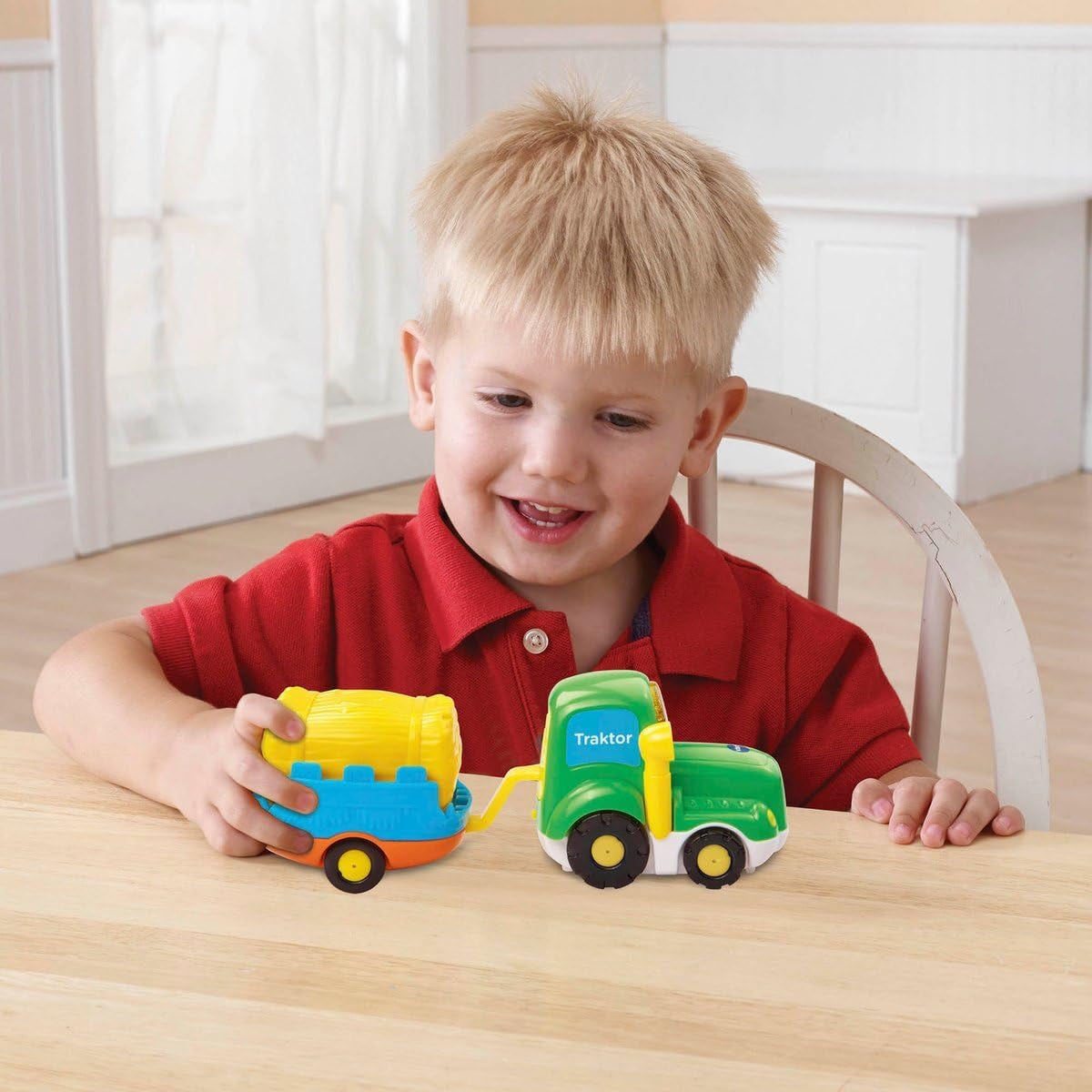 Vtech 80-152304 - TUT TUT Baby speedster, tractor en aanhanger Bebe Toys Naty Shop