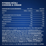 IronMaxx Fitness Muesli - Koekjes & Crème, zak van 2 kg | Eiwitrijke vegan muesli met knapperige inhoud | Laag in suiker en hoog in vezels
