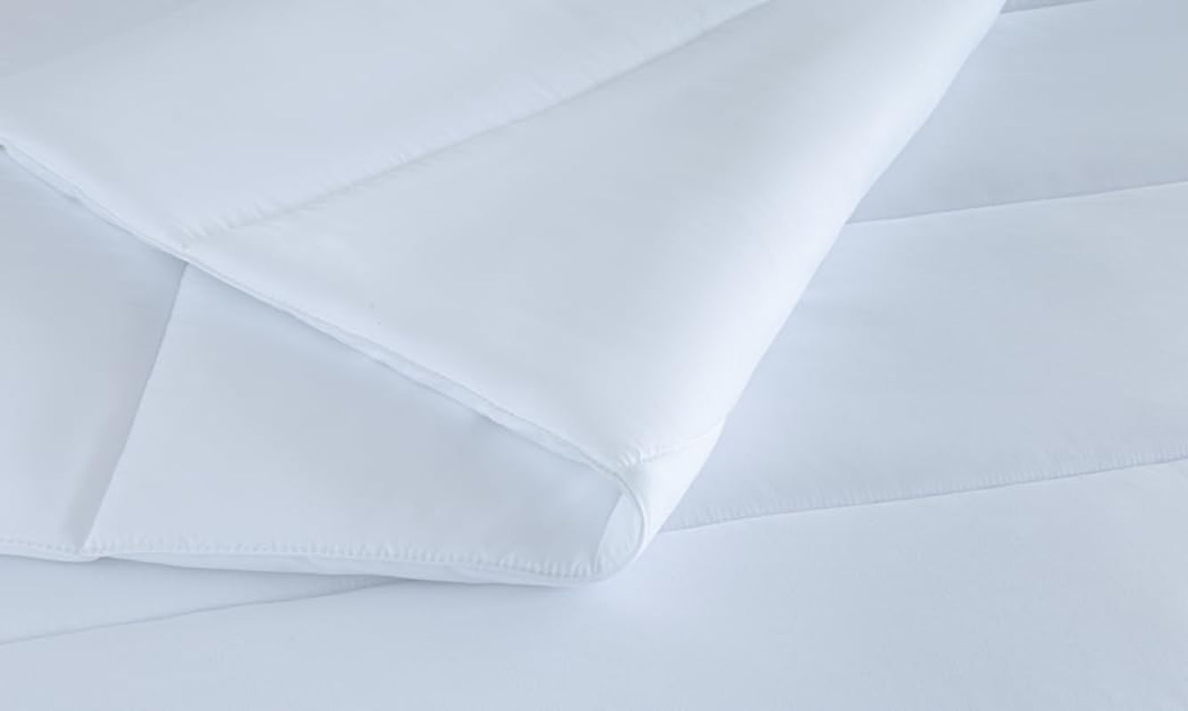 Todocama Quilt, 3002 vezeldekbed, bijtvast, herfst-winter, 300 G/M², wit (alle maten beschikbaar) (bedden 135/140/150-220 x 220 cm) Quilts en quilts Naty Shop