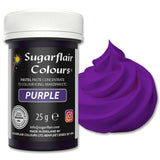Sugarflair kleurstof voor pasta, pastelpaarse kleur, kleurstof voor pasta, fondant en marsepein, spectraal geconcentreerde kleuren - 25g
