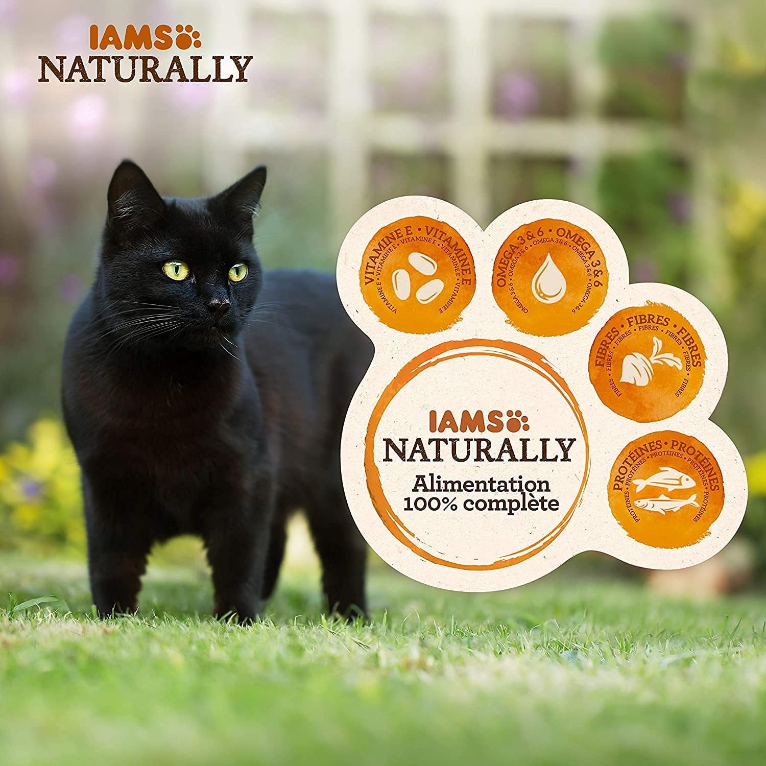 IAMS Natuurlijk natvoer voor katten in saus - Hoogwaardig natvoer met vis voor volwassen katten, Sea Collection, 12 x 85 g
