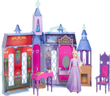 Mattel Disney Frozen - Kasteel Arendelle poppenhuis (60 cm+) met Elsa pop, 4 speeltuinen en 15 Disney Frozen II meubels en accessoires, HLW61