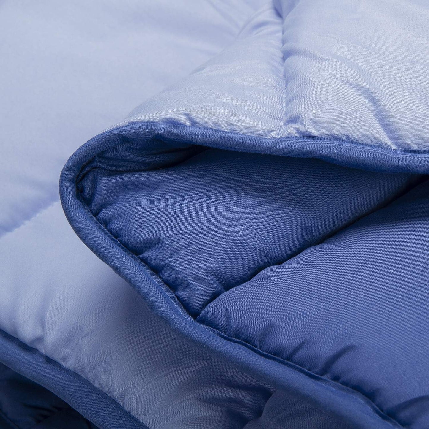 Pikolin Home - Omkeerbaar dekbed 300 G - Tweekleurige Scandinavische vulling - Voor bed 90 - comfortabel, warm, ademend, blauw, 150 X 220 cm Dekbedden en dekbedden Naty Shop