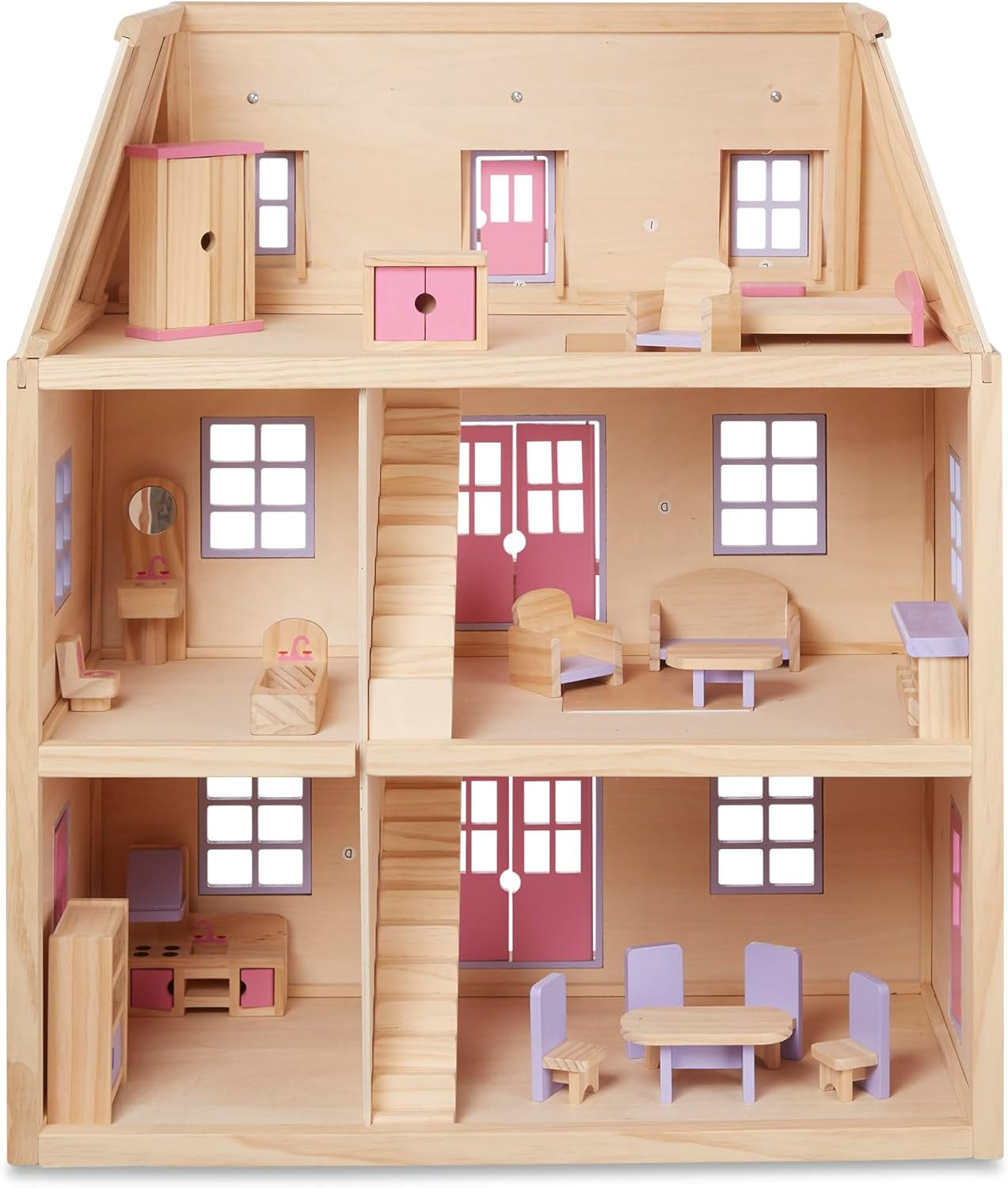 Melissa & Doug houten poppenhuis