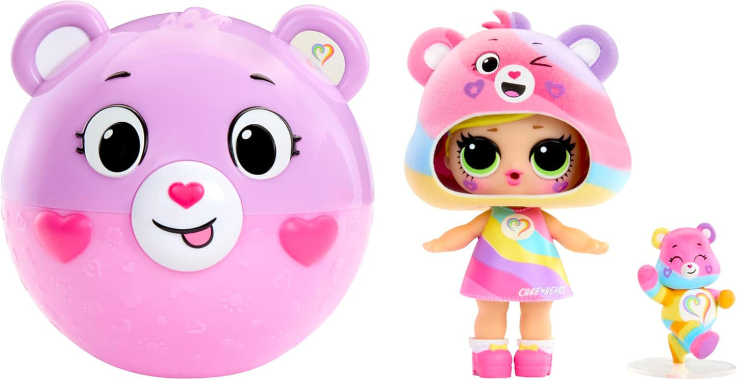 LOL Verrassing! Loves Care Bears Tots - Inclusief 1 pop met outfit en accessoires, teddybeerbal, verborgen verpakking, 6 verzamelpoppen