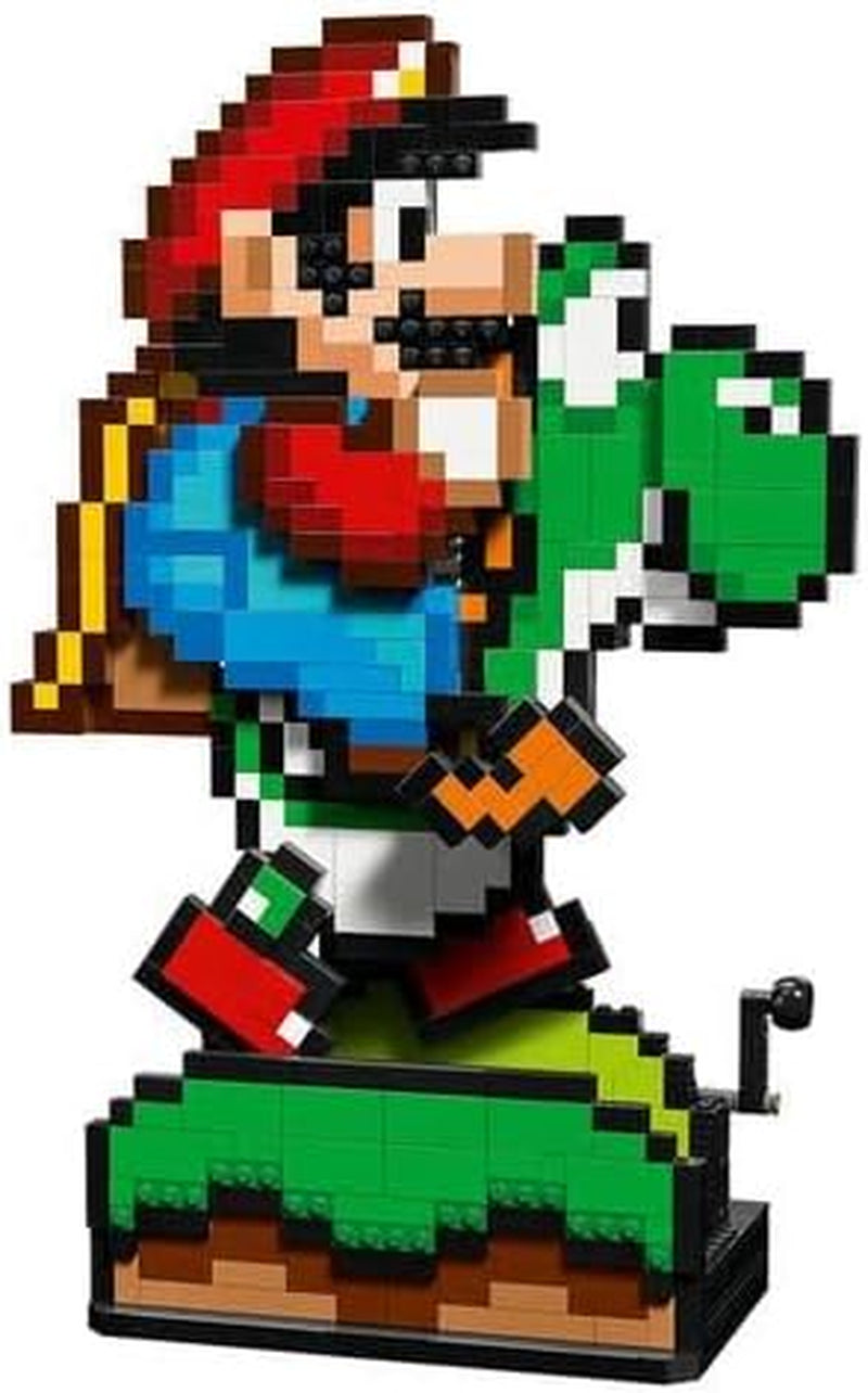 LEGO Super Mario World: Mario & Yoshi Nintendo verzamelset, pixelfiguren, modelbouw en display, huisdecoratie en verzamelobjecten, modelset en cadeau voor volwassen fans 71438 Bouwsets Besuche in LEGO-Store