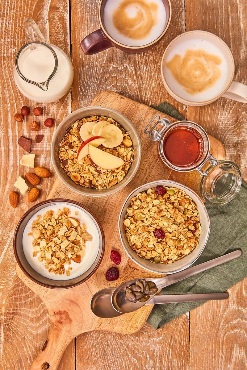 Dr. Oetker Vitalis Geroosterde Muesli met Veenbessen en Pompoenpitten: Geroosterde Muesli met Gedroogde Veenbessen, Pak van 8 (8 x 501 g)