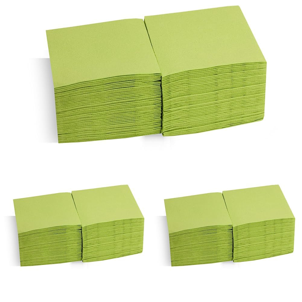 Saten Ser22104961 Cocktail, servetten 20 X 20, 2 lagen, 1/4 vouw, 100 servetten, Punta-Punta, zwart