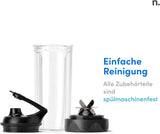 Nutribullet Personal Blender, Der Leistungsstärkste Mixer Für Eine Portion, 1000 Watt en Leiser Motor, 900 Ml Becher Aus Tritan Renew, Leuchtende Touch Bedienknöpfe, Dunkel Grau Bucatarie Naty Shop