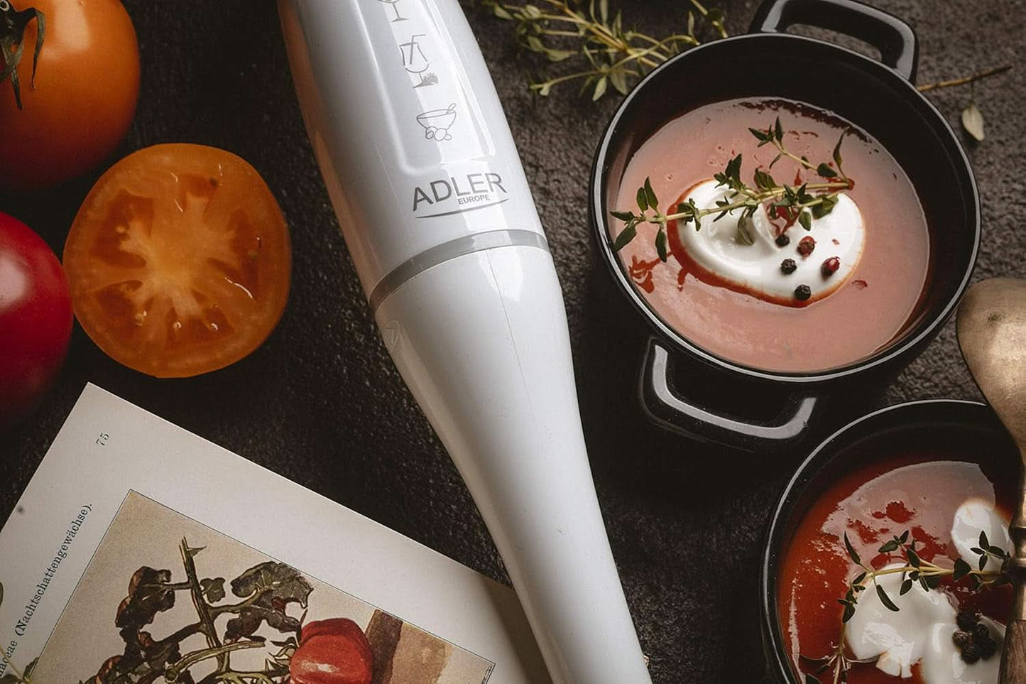 Adler AD4622 Mixer, kunststof, wit Keuken Naty Shop