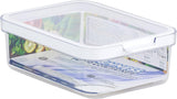 CARE + PROTECT Slimme voedselcontainer, perfect stapelbaar, koelkastorganizer, beschermt voedsel tegen vocht, houdt voedsel langer vers, 2,15 L Naty Shop voedselbewaardozen 1,2 L