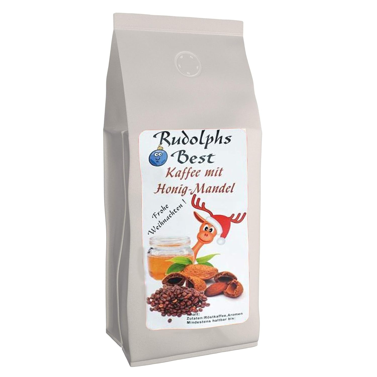 Aromatische koffie "Rudolph's Best" Honing-Amandel 1000 hele bonen