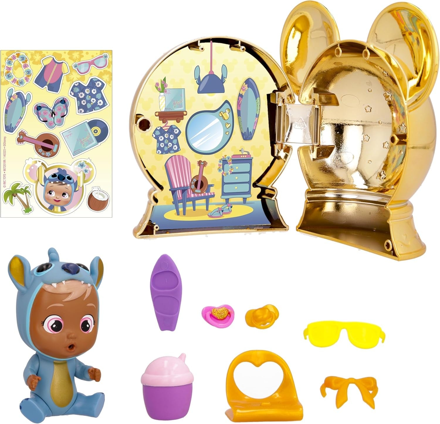 Cry Babies Magic Tears 82663IM meerkleurige pop