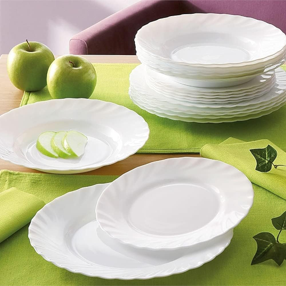 Tafelservies, wit, 18-delig, 00116