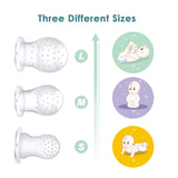 Tétine Pour Bébé/Tétine à Fruit/Tetine Grignoteuse Bebe/Tétine D'alimentation Pour Bébé - Toy de Dentition Pour Bébé, zonder BPA (2 stuks)