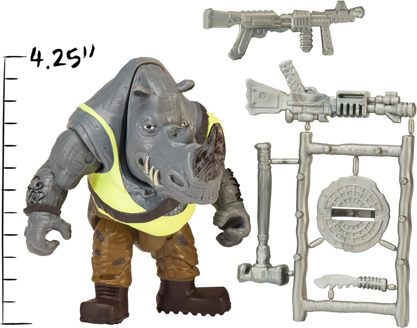 Teenage Mutant Ninja Turtles- Rocksteady Base Figure Actiefiguren Naty Shop