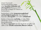 Traumnacht Bamboekussen met bamboevezels, hypoallergeen, antibacterieel Kussenset met ritssluiting, bestaande uit 2 kussens 40X80Cm, Oeko-Tex gecertificeerd, ontwikkeld in Duitsland Naty Shop standaard kussens