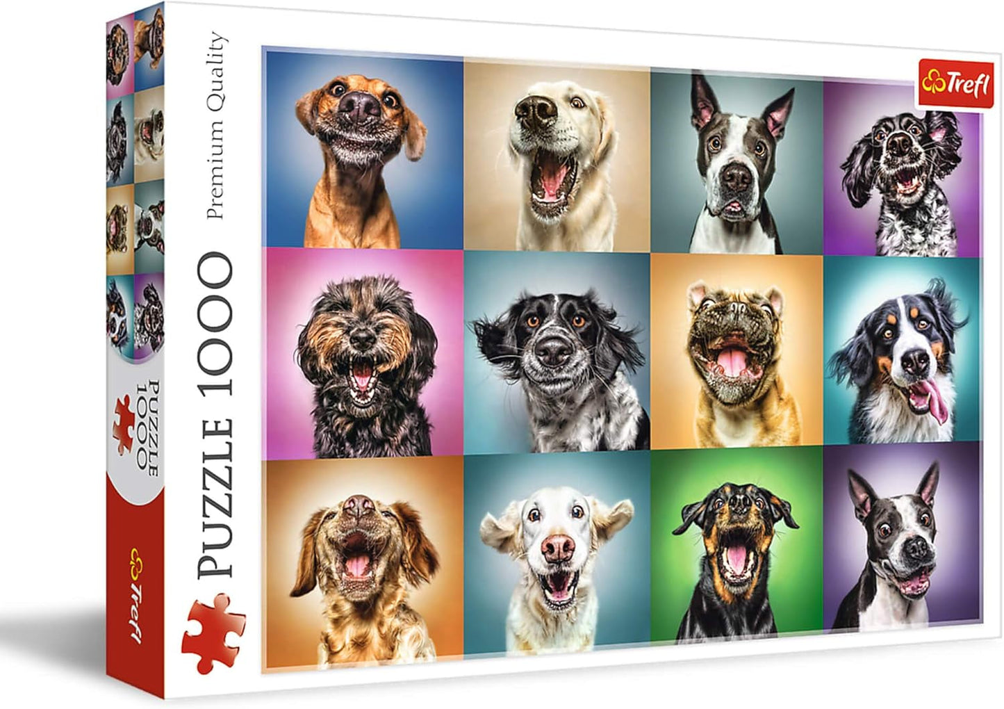 Legpuzzel - "1000" - Grappige hondenportretten Puzzel Naty Shop Grappige hondenportretten