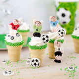 Günthart Backdecor 12 Suikervoetballers en voetballen, 21 gram Naty Shop