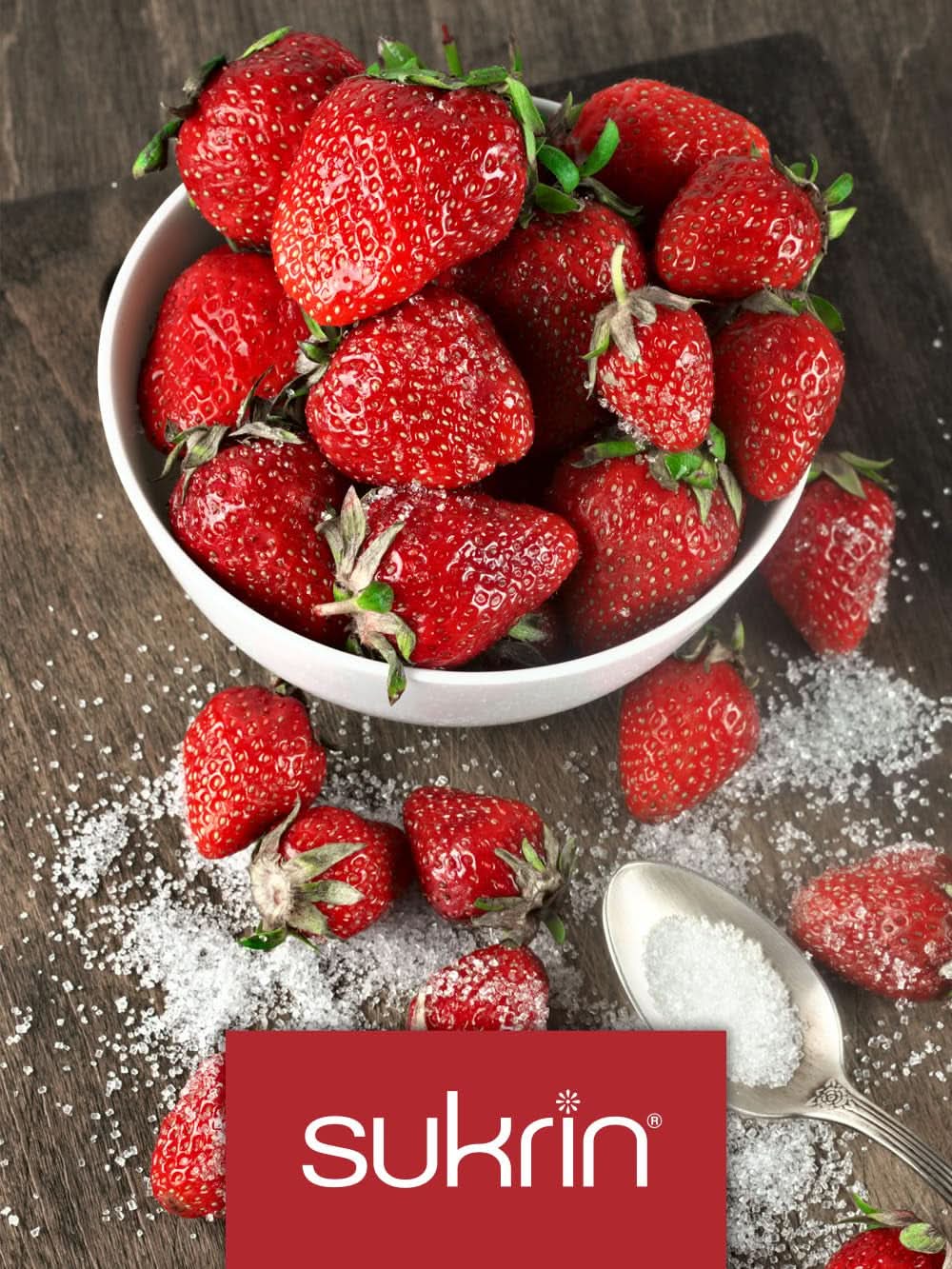 Sukrin Erythritol, natuurlijk alternatief voor suiker zonder calorieën, 1 pakje, 500 gram Zoetstoffen Naty Shop