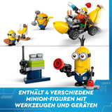 LEGO I - Simply Incorrigible 4 Minions en de Bananenmachine Speelset voor I - Simply Incorrigible 4 Kinderspeelgoed Minions Creatief cadeau voor jongens en meisjes vanaf 6 jaar 75580 Bouwsets Beuche in LEGO-Store