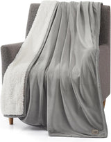 UGG 01465 Bliss Sherpa-deken Volledig omkeerbaar voor bank of bed Machinewasbaar Onderhoudsvriendelijk Zacht pluche Extra grote luxe dekens 178 x 127 cm Seal Naty Shop Dekbedden en dekbedden Standaardtitel