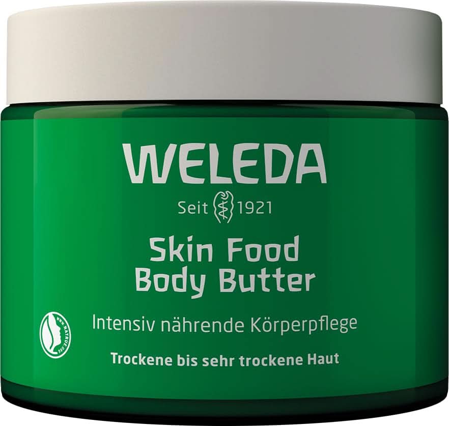 WELEDA Organic Skin Food Body Butter, Unisex lichaamsverzorgingscrème voor de verzorging van de droge en ruwe huid, 150 ml Douche en bad Naty Shop