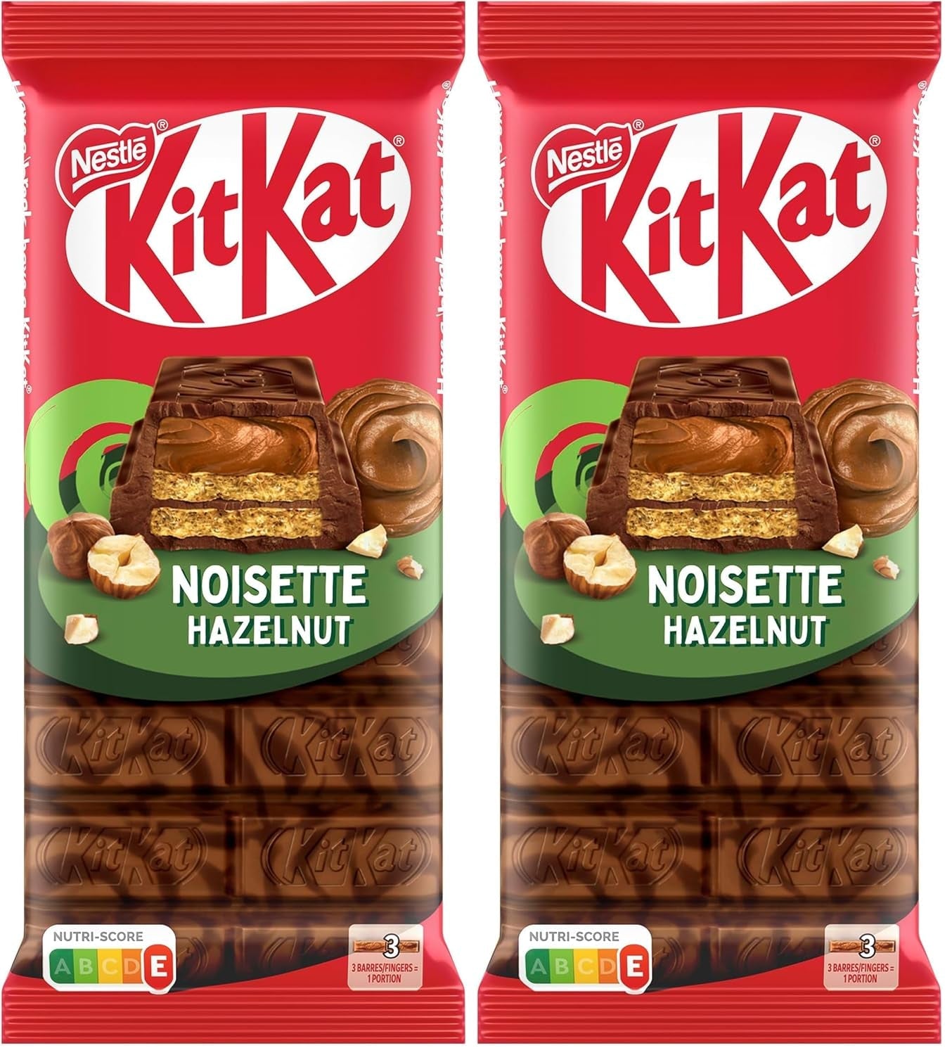 Nestlé Hazelnootreep Krokante Wafel met Romige Hazelnootvulling en Gemarmerde Chocoladeomslag, 2 Stuks (1 x 99 g)