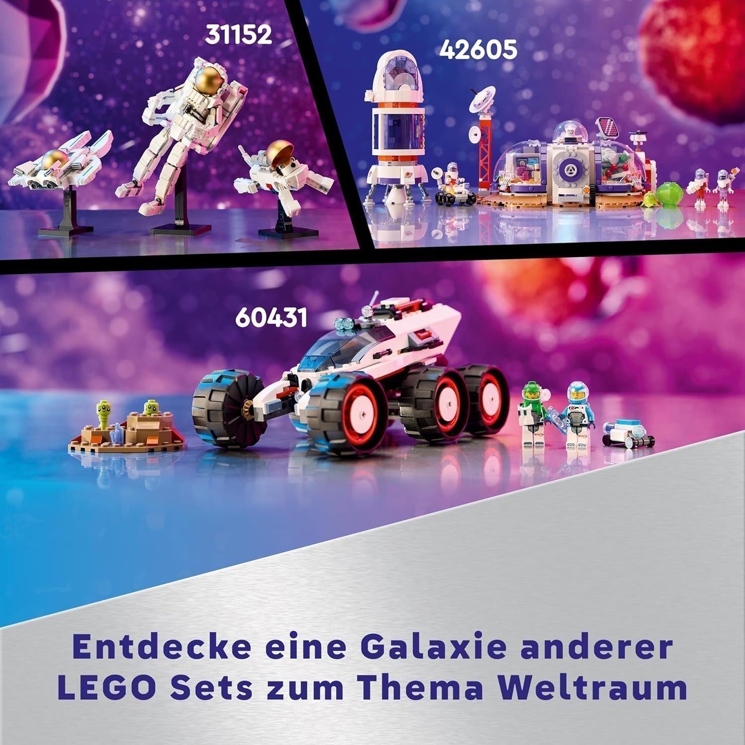 LEGO Technic Vtol Space Transporter LT81, ruimtebouwset, ruimtespeelgoed, ruimteschip, mini-rover speelset, cadeau voor jongens en meisjes vanaf 10 jaar oud 42181 Bouwsets Besuche in LEGO-Store