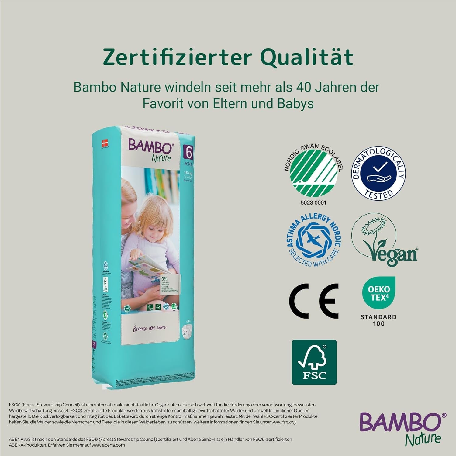 Bambo Nature Premium Eco Luiers, maat 6, 1,63 kg